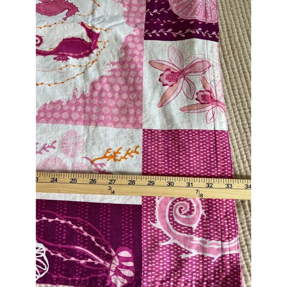 Keiki Elements Hawaiian Aloha Baby Throw Blanket Pink Girl Ocean Animals Beach - Picture 9 of 10